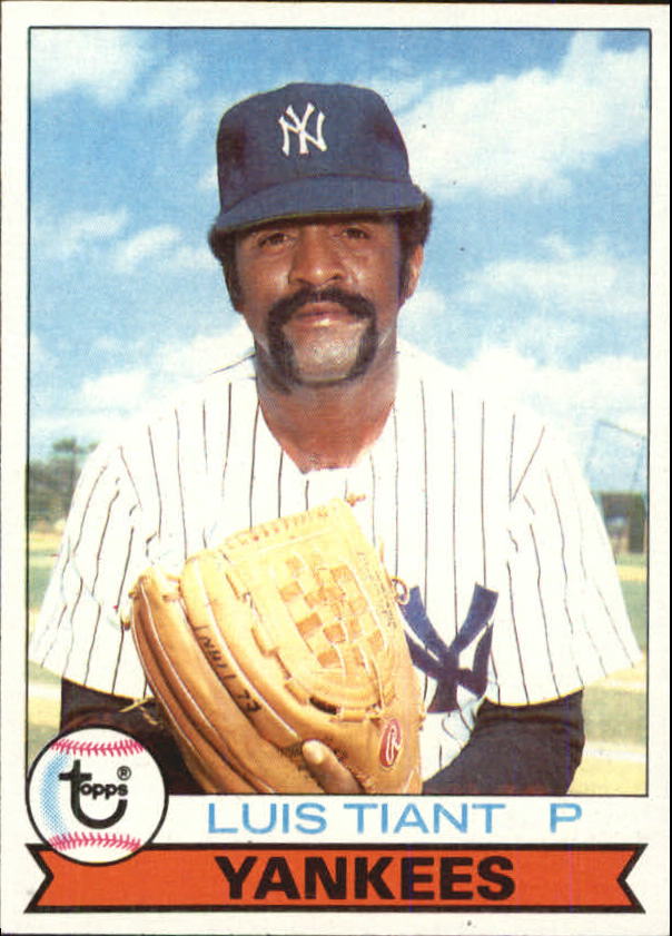 1979 Yankees Burger King #8 Luis Tiant */(Shown as Red Sox/in 1979 Topps) -  NM