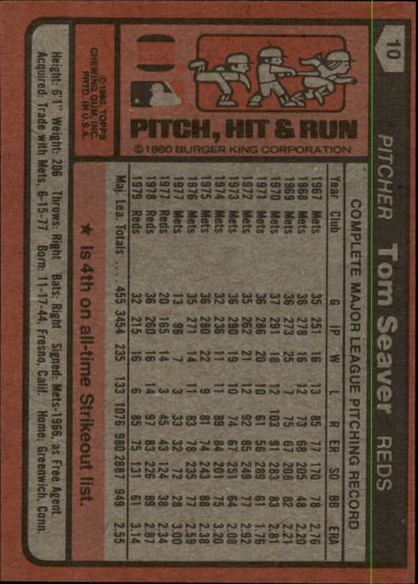 1980 Burger King Pitch/Hit/Run Baseball - Picture 17 of 45