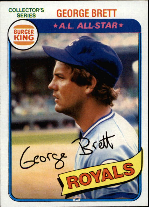 1980 Burger King Pitch/Hit/Run #13 George Brett