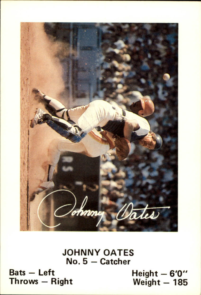 1980 Dodgers Police #5 Johnny Oates