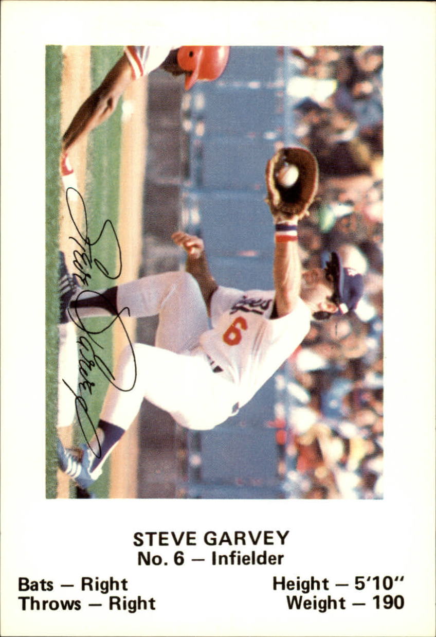 1980 Dodgers Police #6 Steve Garvey