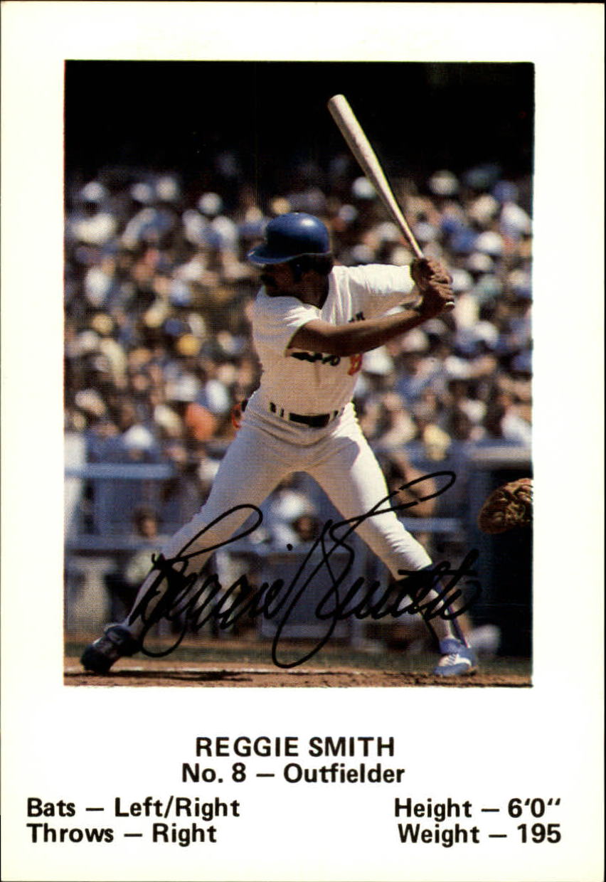 1980 Dodgers Police #8 Reggie Smith