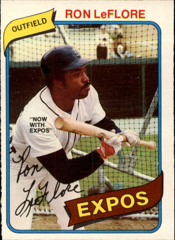 1980 O-Pee-Chee #45 Ron LeFlore/Now with Expos