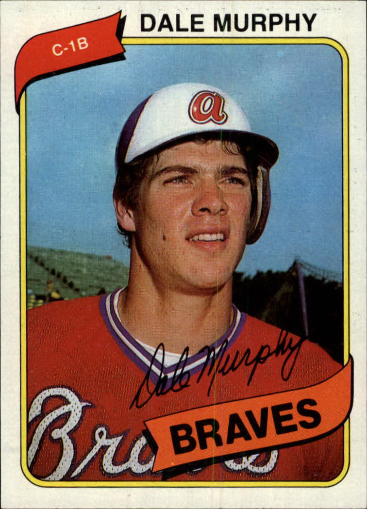 1982 Topps Dale Murphy #668 Baseball Card Atlanta Braves (5x GG/4x SS/2x  MVP)