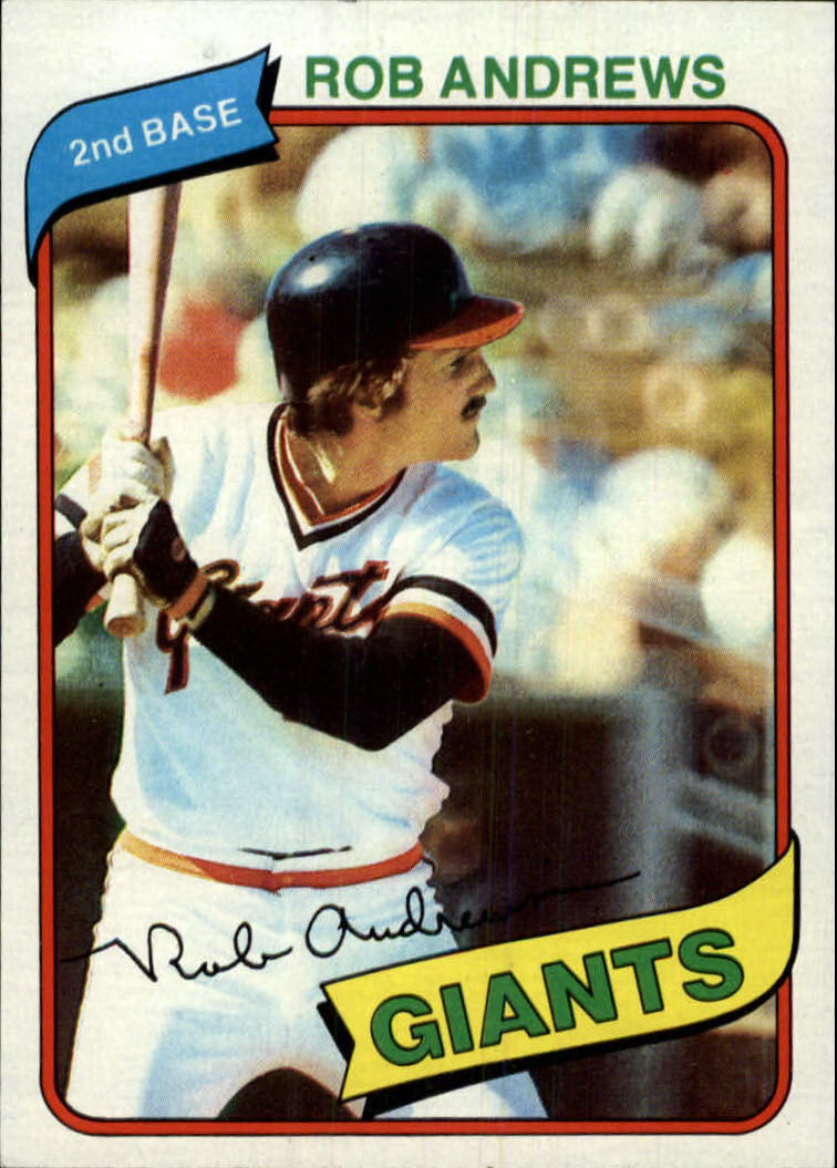 1980 Topps #279 Rob Andrews