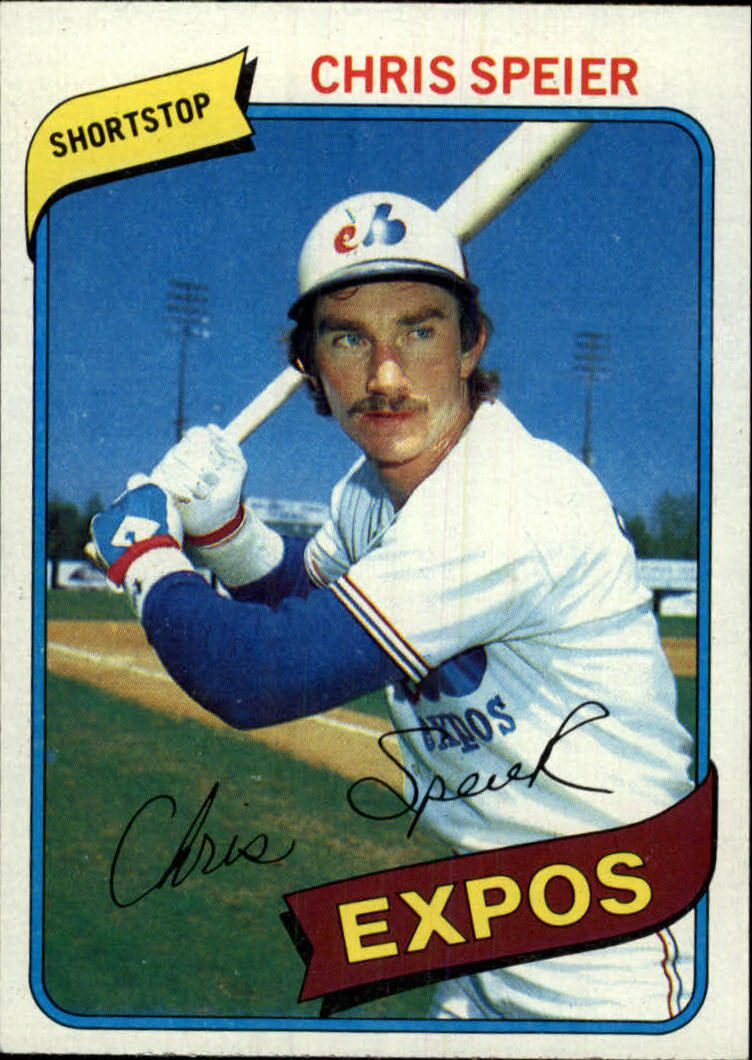 1980 Topps #319 Chris Speier