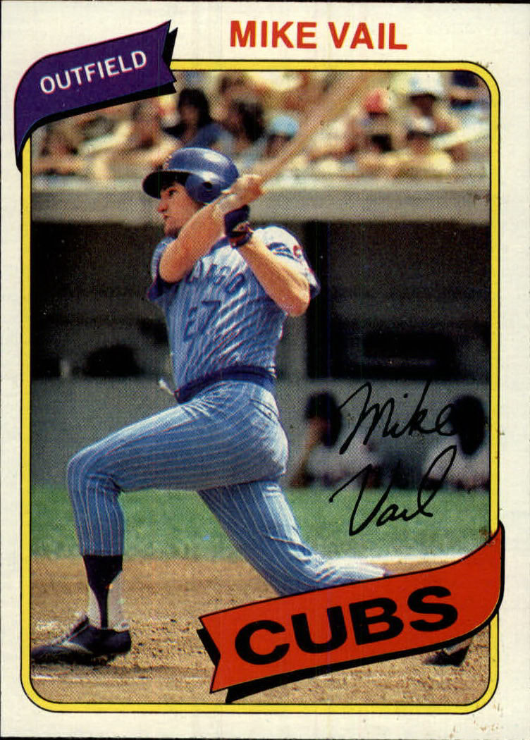 1980 Topps #343 Mike Vail