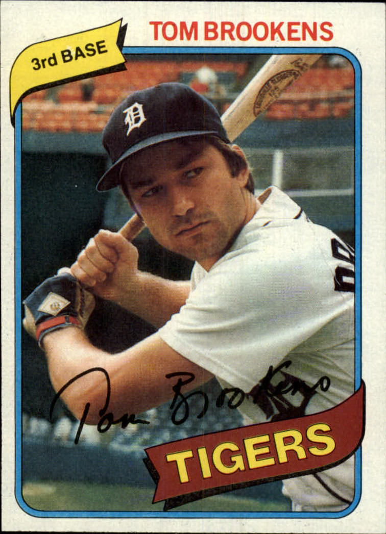1980 Topps #416 Tom Brookens RC