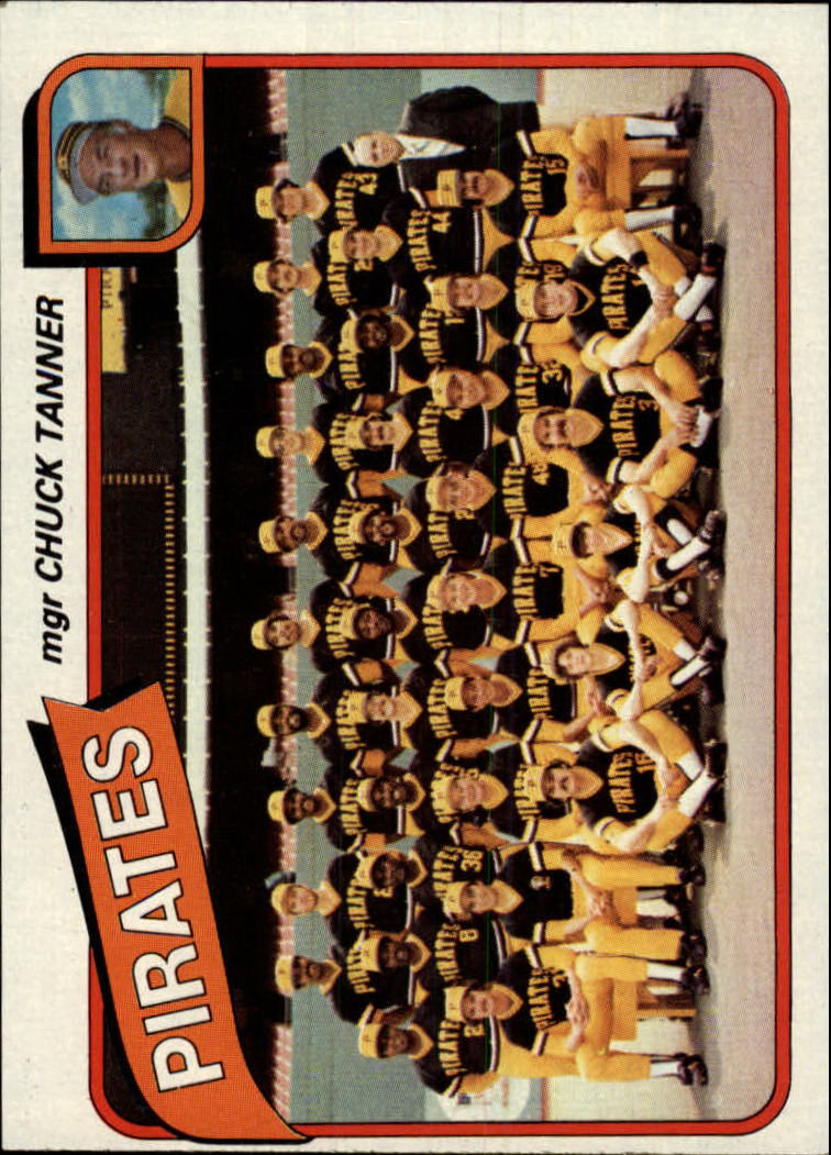 1980 Topps #551 Pittsburgh Pirates CL/Chuck Tanner MG