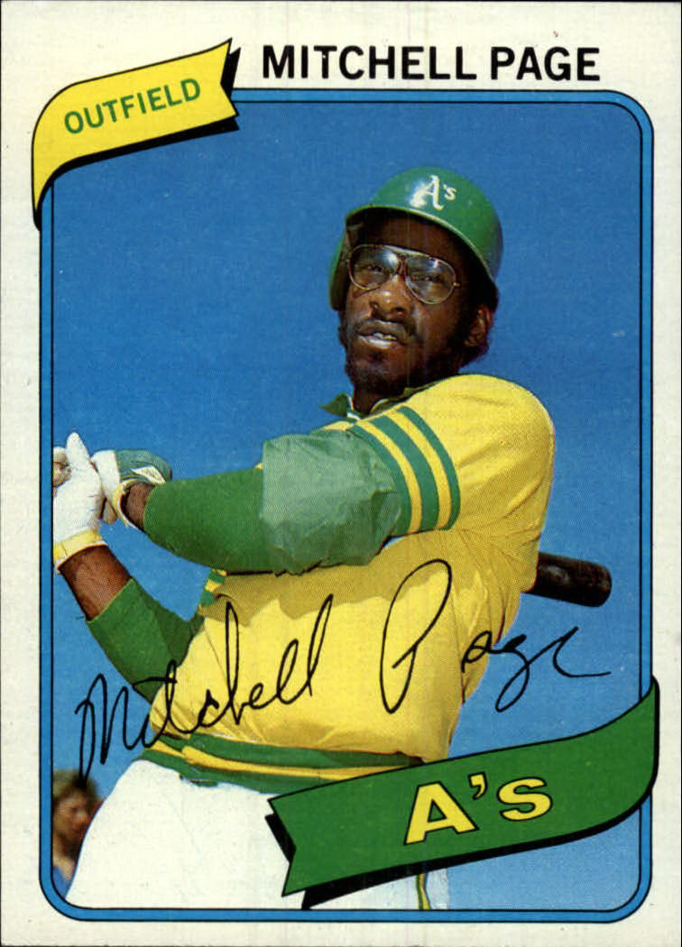 1980 Topps #586 Mitchell Page