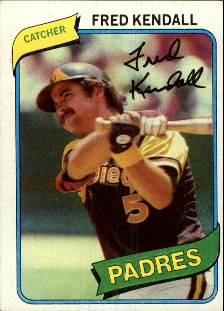 1980 Topps #598 Fred Kendall DP