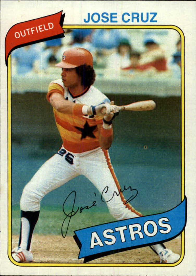 Jose Cruz #514 Topps 1975 Baseball Card (Houston Astros) VG