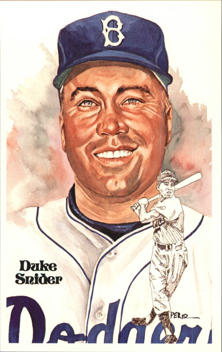 1980-02 Perez-Steele Hall of Fame Postcards #172 Duke Snider