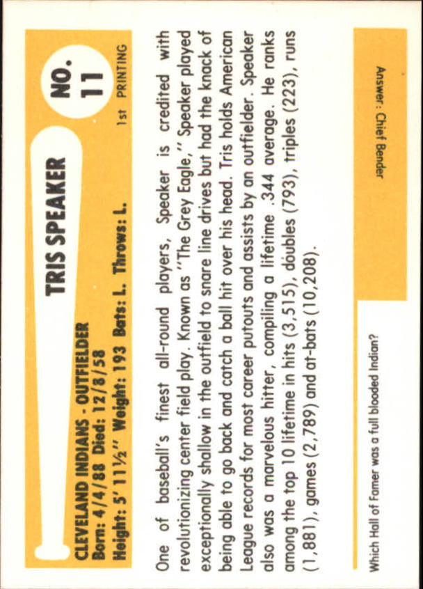 B6263- 1980-87 SSPC HOF BB Immortals Card #s 1-189 -You Pick- 15+ FREE US SHIP - Picture 21 of 333