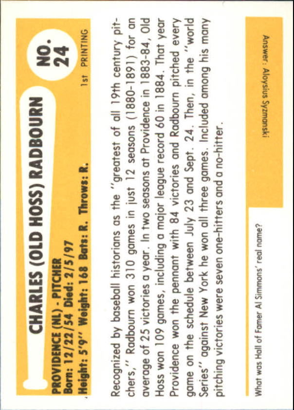 B6263- 1980-87 SSPC HOF BB Immortals Card #s 1-189 -You Pick- 15+ FREE US SHIP - Picture 45 of 333