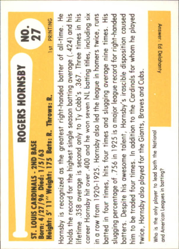 B6263- 1980-87 SSPC HOF BB Immortals Card #s 1-189 -You Pick- 15+ FREE US SHIP - Picture 51 of 333