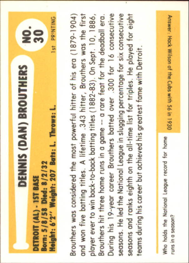 B6263- 1980-87 SSPC HOF BB Immortals Card #s 1-189 -You Pick- 15+ FREE US SHIP - Picture 57 of 333