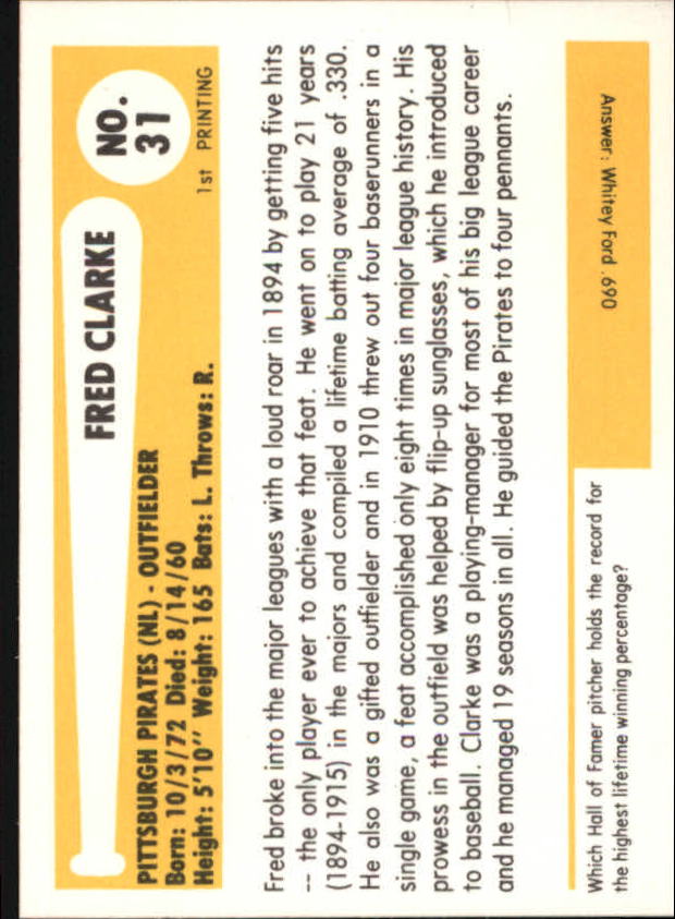 B6263- 1980-87 SSPC HOF BB Immortals Card #s 1-189 -You Pick- 15+ FREE US SHIP - Picture 59 of 333