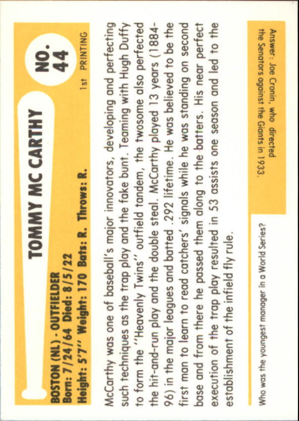 B6263- 1980-87 SSPC HOF BB Immortals Card #s 1-189 -You Pick- 15+ FREE US SHIP - Picture 83 of 333