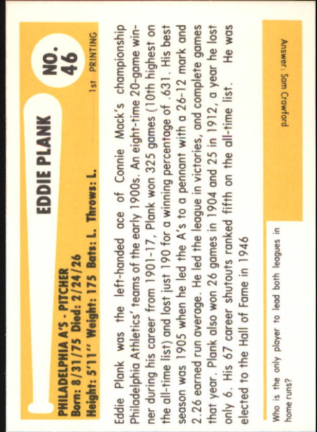 B6263- 1980-87 SSPC HOF BB Immortals Card #s 1-189 -You Pick- 15+ FREE US SHIP - Picture 87 of 333