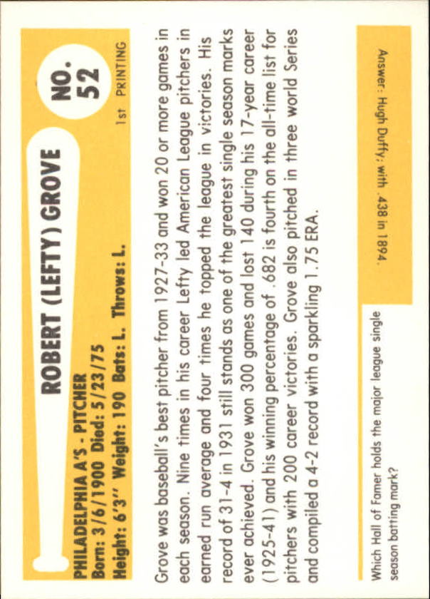 B6263- 1980-87 SSPC HOF BB Immortals Card #s 1-189 -You Pick- 15+ FREE US SHIP - Picture 99 of 333