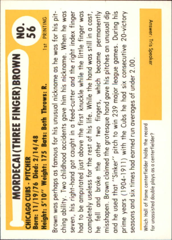 B6263- 1980-87 SSPC HOF BB Immortals Card #s 1-189 -You Pick- 15+ FREE US SHIP - Picture 107 of 333