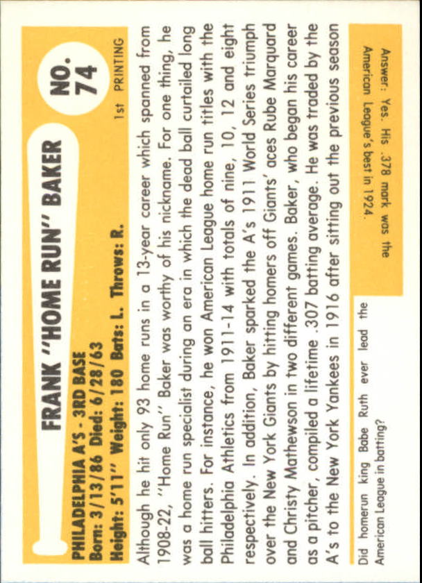 B6263- 1980-87 SSPC HOF BB Immortals Card #s 1-189 -You Pick- 15+ FREE US SHIP - Picture 143 of 333