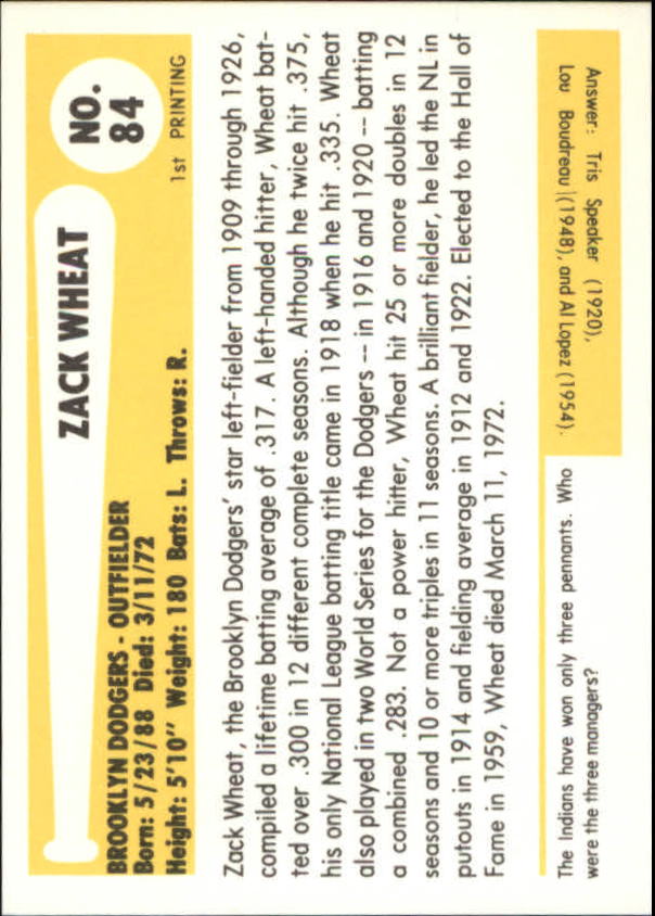 B6263- 1980-87 SSPC HOF BB Immortals Card #s 1-189 -You Pick- 15+ FREE US SHIP - Picture 163 of 333