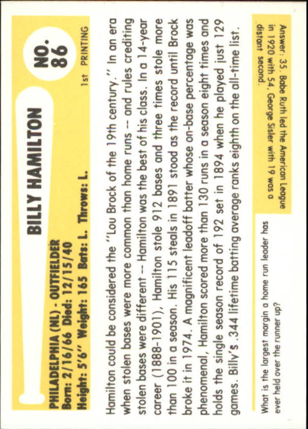 B6263- 1980-87 SSPC HOF BB Immortals Card #s 1-189 -You Pick- 15+ FREE US SHIP - Picture 167 of 333