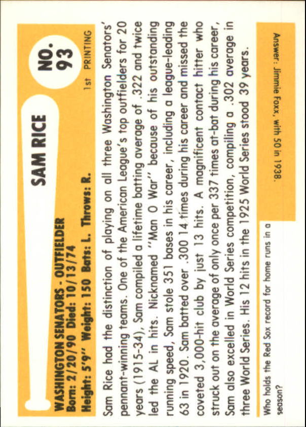 B6263- 1980-87 SSPC HOF BB Immortals Card #s 1-189 -You Pick- 15+ FREE US SHIP - Picture 181 of 333