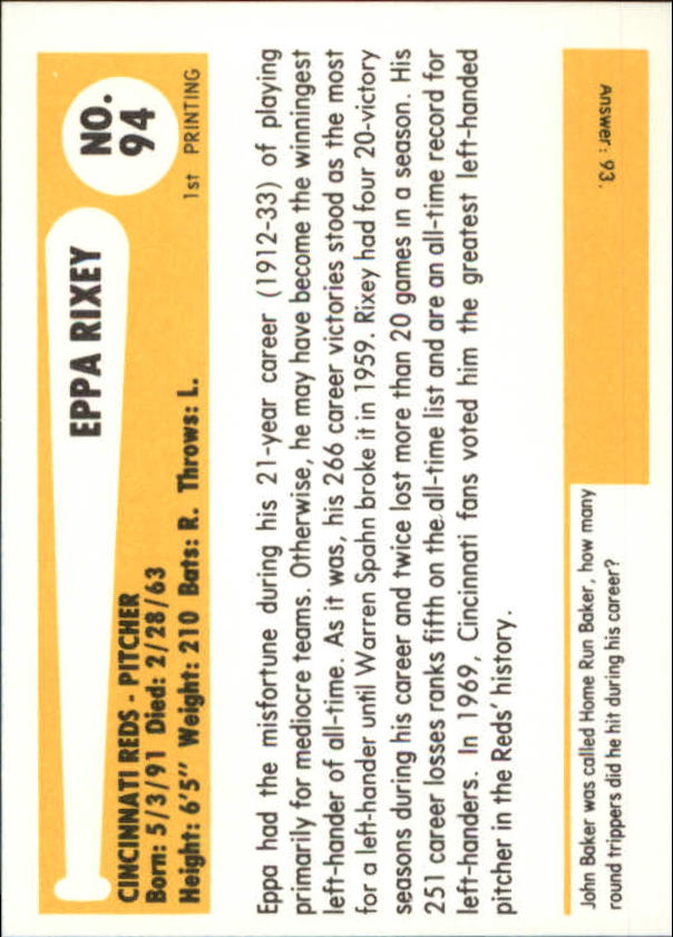 B6263- 1980-87 SSPC HOF BB Immortals Card #s 1-189 -You Pick- 15+ FREE US SHIP - Picture 183 of 333