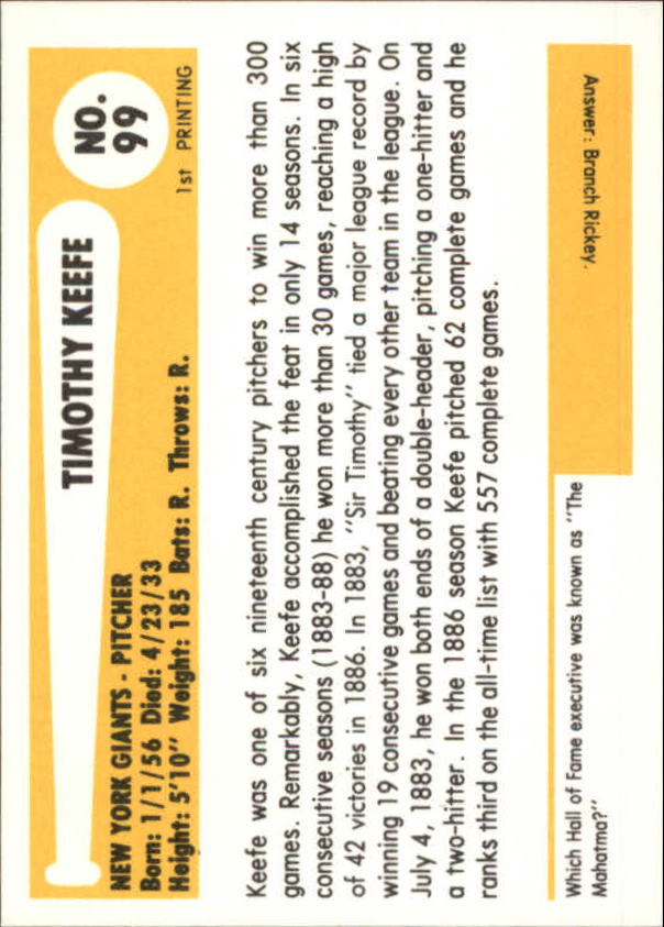 B6263- 1980-87 SSPC HOF BB Immortals Card #s 1-189 -You Pick- 15+ FREE US SHIP - Picture 193 of 333