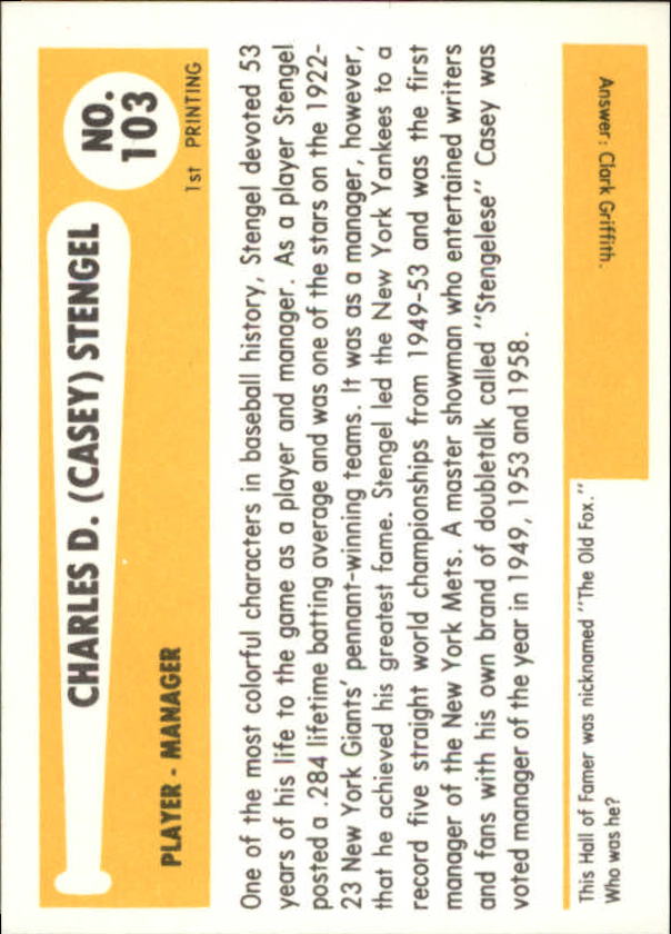 B6263- 1980-87 SSPC HOF BB Immortals Card #s 1-189 -You Pick- 15+ FREE US SHIP - Picture 201 of 333