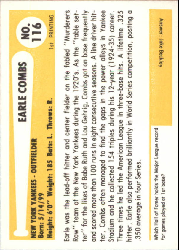 B6263- 1980-87 SSPC HOF BB Immortals Card #s 1-189 -You Pick- 15+ FREE US SHIP - Picture 227 of 333