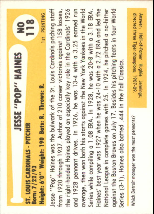 B6263- 1980-87 SSPC HOF BB Immortals Card #s 1-189 -You Pick- 15+ FREE US SHIP - Picture 231 of 333