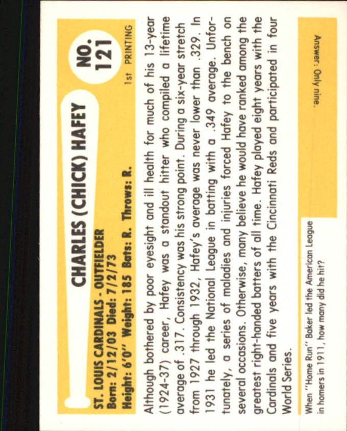 B6263- 1980-87 SSPC HOF BB Immortals Card #s 1-189 -You Pick- 15+ FREE US SHIP - Picture 235 of 333