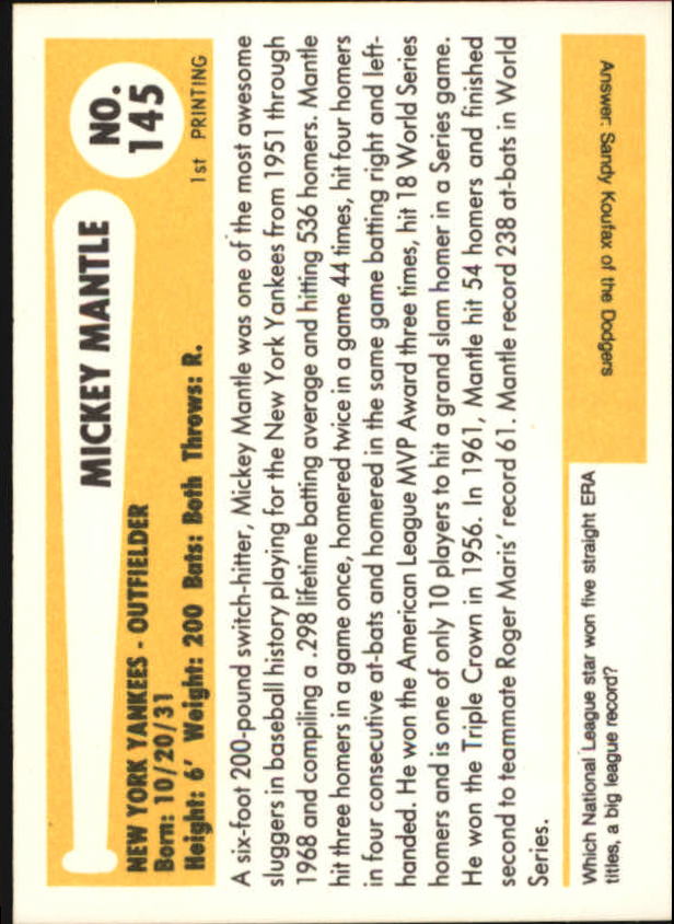 B6263- 1980-87 SSPC HOF BB Immortals Card #s 1-189 -You Pick- 15+ FREE US SHIP - Picture 281 of 333