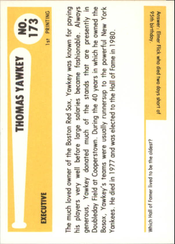 B6263- 1980-87 SSPC HOF BB Immortals Card #s 1-189 -You Pick- 15+ FREE US SHIP - Picture 333 of 333