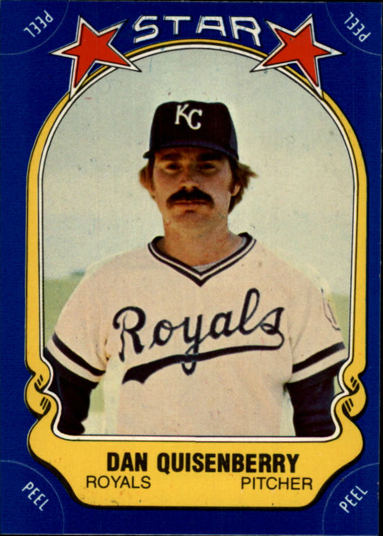 1981 Fleer Star Stickers #24 Dan Quisenberry