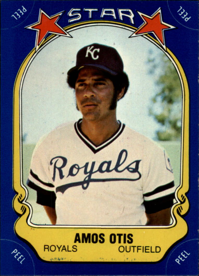1981 Fleer Star Stickers #28 Amos Otis