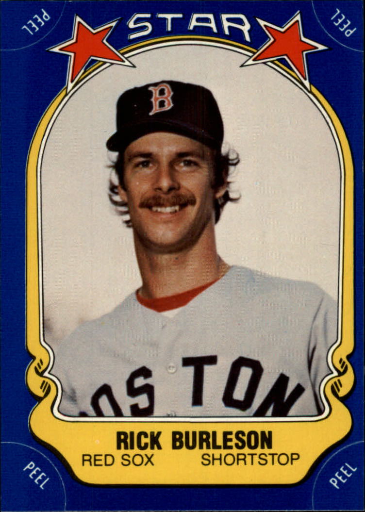 1981 Fleer Star Stickers #33 Rick Burleson