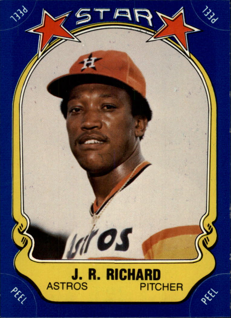 1981 Fleer Star Stickers #44 J.R. Richard