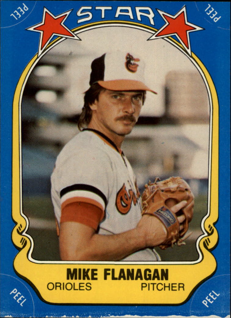 1981 Fleer Star Stickers #56 Mike Flanagan