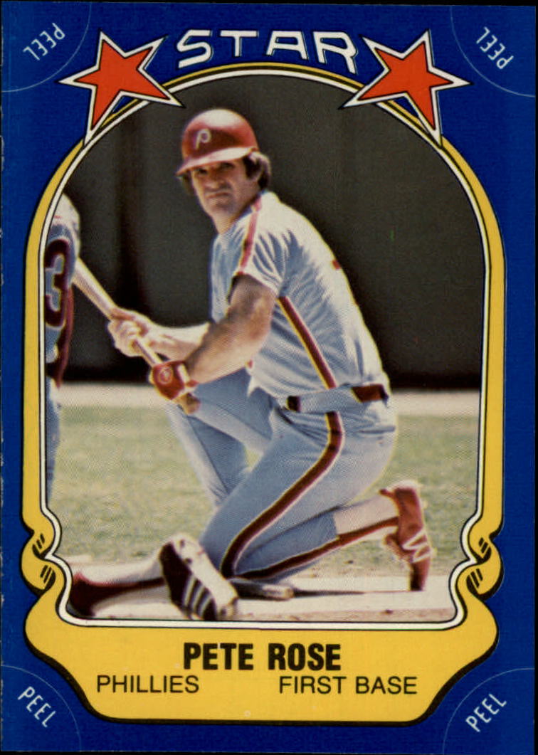 1981 Fleer Star Stickers #74 Pete Rose