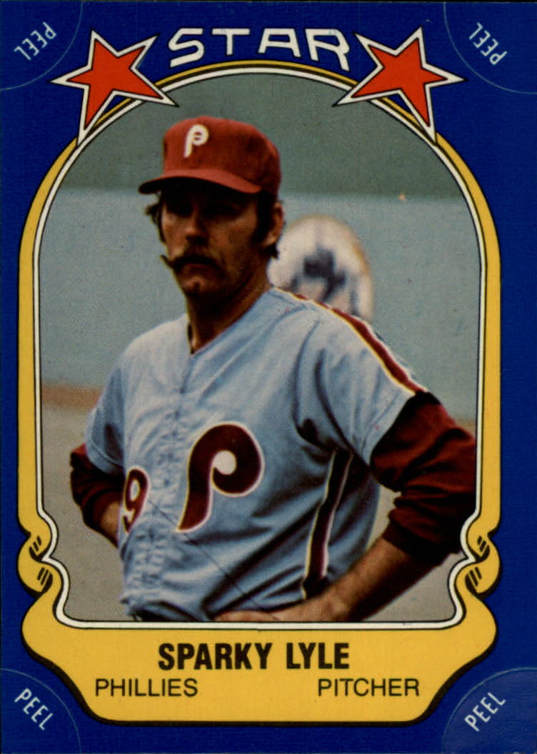 1981 Fleer Star Stickers #91 Sparky Lyle