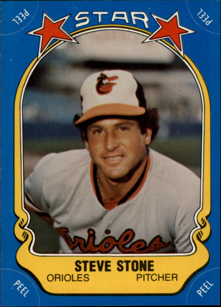 1981 Fleer Star Stickers #104 Steve Stone