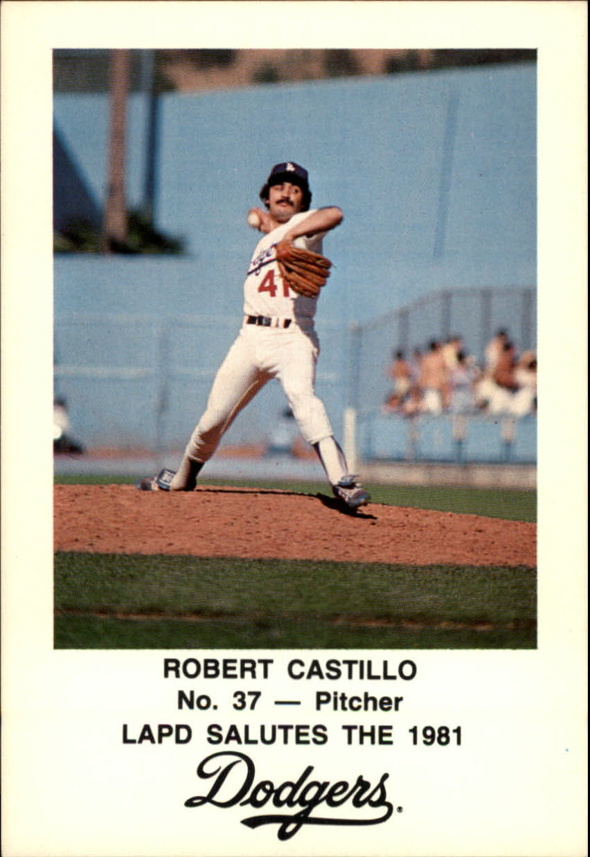 1981 Dodgers Police #37 Robert Castillo