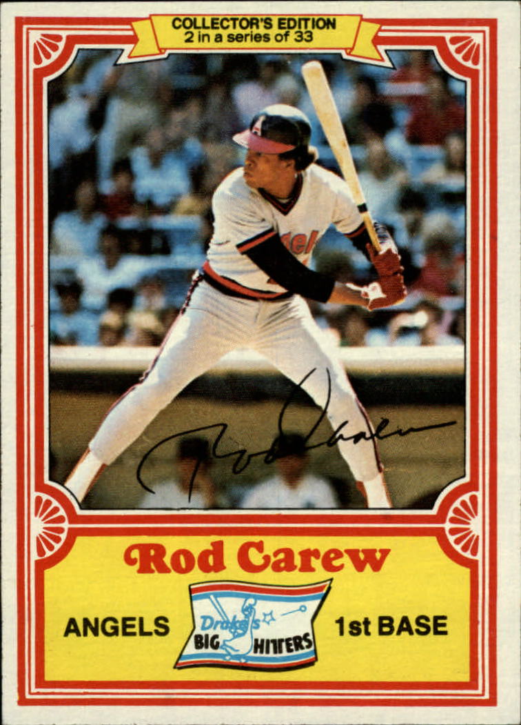 1981 Drake's #2 Rod Carew