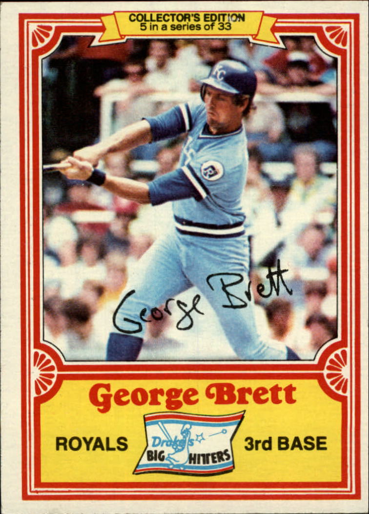 1981 Drake's #5 George Brett - B0899 - NM-MT - Rich 'N Deals