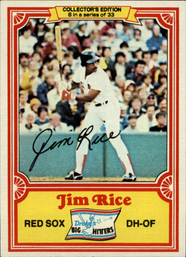 1981 Drake's #8 Jim Rice